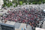 Çorum’da yüzlerce vatandaş A Milli Futbol Takımı’nı birlikte destekledi