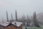 Çorum’un yüksek kesimlerinde kar yağışı etkili oluyor
