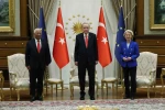 Cumhurbaşkanı Erdoğan, AB Komisyonu Başkanı Leyen ve AB Konseyi Başkanı Costa’yı kabul etti