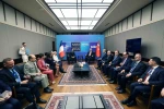 Cumhurbaşkanı Erdoğan, Fransa Cumhurbaşkanı Macron ile bir araya geldi