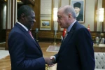 Cumhurbaşkanı Erdoğan, Güney Afrika Cumhuriyeti Cumhurbaşkanı Yardımcısı Mashatile’yi kabul etti