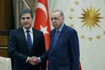 Cumhurbaşkanı Erdoğan, IKBY Başkanı Barzani’yi kabul etti