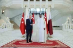 Cumhurbaşkanı Erdoğan, Katar’da resmi törenle karşılandı