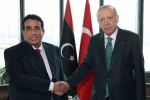 Cumhurbaşkanı Erdoğan, Libya Başkanlık Konseyi Başkanı El-Menfi ile görüştü