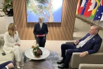 Cumhurbaşkanı Erdoğan, Meloni'yi kabul etti