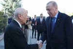 Cumhurbaşkanı Erdoğan, MHP Lideri Bahçeli ile bir araya geldi 