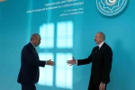 Cumhurbaşkanı Erdoğan’ı TDT 12. Zirvesi’nde Aliyev karşıladı