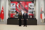 Cumhuriyet Savcısı Nuray Dağdeviren, İl Emniyet Müdürü Yılmaz’ı ziyaret etti