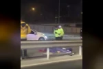 D-100 karayolunda otomobil ile çarpışan motosikletli hayatını kaybetti