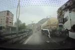 D-100’deki korkunç kaza kamerada
