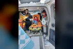 Damdan düşerek yaralanan çocuk hastaneye ulaştırıldı