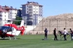 Darende’de mide kanaması geçiren hasta, hava ambulansla Malatya’ya sevk edildi