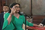 Delcy Rodriguez, Venezuela’nın geçici Devlet Başkanı olarak yemin etti