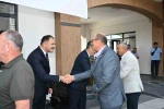 Demirci’de geleneksel bayramlaşma programına yoğun katılım
