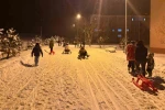 Demirözü’nde Kızak Festivali: Eksi 20 derecede halay çektiler, kızaklarla kaydılar