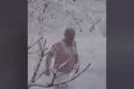 "Denize giremedik bari karda yüzelim" dedi, karda kulaç attı