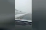 Denizli emniyeti sürücülere kar yağışı sonrası uyarıda bulundu