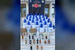 Denizli’de 642 litre kaçak alkol yakalandı 