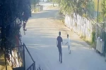 Deprem anında çocukların panik dolu kaçışı kamerada