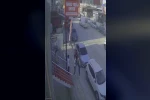 Deprem paniğiyle kaçan vatandaşların o anları kamerada