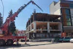 Depremde yıkılan birlik binası yeniden inşa ediliyor