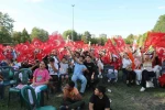 Dev ekranda milli maç heyecanı Kocasinan’da yaşandı