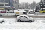 Develi’de kar yağışı etkili oldu