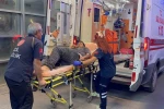 Devrilen motosikletin sürücüsü yaralandı
