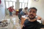 Dicle’de öğretmenler görev yaptıkları okulu temizledi