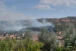 Dicle’de örtü yangını 