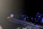 Didim açıklarında 25 düzensiz göçmen kurtarıldı