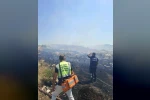 Didim Belediyesi’nden arazi yangınına ’tanker’ desteği