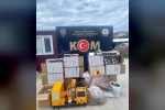 Didim’de 195 bin 900 adet doldurulmuş makaron ele geçirildi