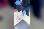 Dilencilik parasını çocuk bezine sakladılar