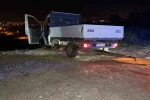 Direksiyon hakimiyetini kaybeden sürücü şarampole uçtu