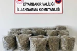 Diyarbakır’da 38 buçuk kilo esrar ele geçirildi