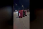 Diyarbakır’da araç takla attı: 1 yaralı