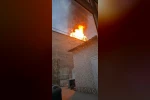 Diyarbakır’da çatıda çıkan yangın söndürüldü 