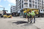 Diyarbakır’da hasarlı yollarda asfalt seferberliği 