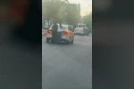 Diyarbakır’da patenli gençlerin tehlikeli yolculuğu