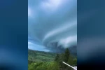 Diyarbakır’da raf bulutu görüntülendi