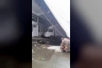 Diyarbakır’da yoğun kar çatıları devirdi