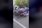 Diyarbakır’da zincirleme kaza: Bir araç takla attı, 2 kişi yaralandı