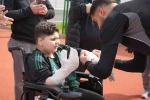 DMD hastası Eray’ın Kocaelispor antrenmanı heyecanı