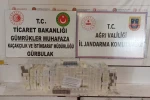Doğubayazıt’ta tırda 4 bin 450 paket kaçak sigara ele geçirildi