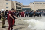 Dörtyol Devlet Hastanesi’nde yangın güvenliği eğitimi