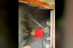 Dörtyol’da metruk bina yangını