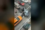 Düğün konvoyundakiler ters yöne girdi ortalık karıştı