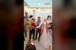Düğünde altın değil keçi takıldı