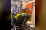 Dur ihtarına uymadı, motosikletini polisin üzerine sürdü: 2 yaralı
